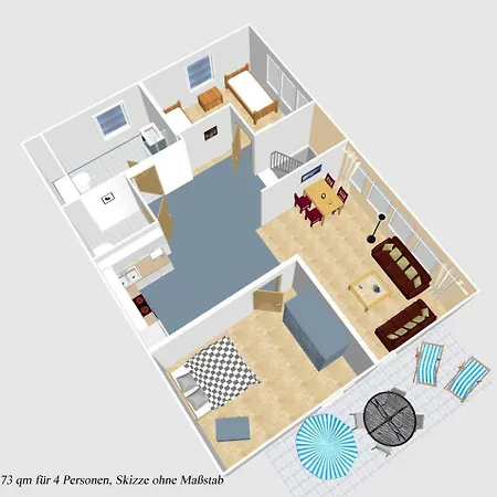 Apartment Luxus-haushaelfte-alte-remise-r2 Sankt Peter-Ording
